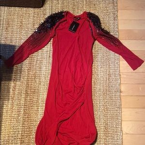 Anna Molinari sequin holiday dress NWT